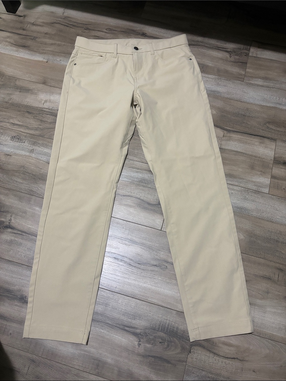 Denver Hayes Men's Slim stretch Chino Pants in Khaki